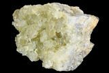 Yellow Cubic Fluorite Crystal Cluster - Morocco #104605-1
